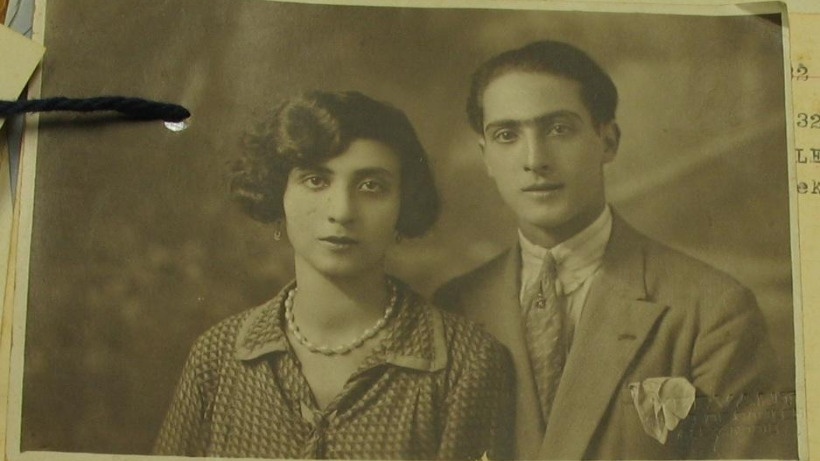  An immigrant couple, Egypt, circa 1920.